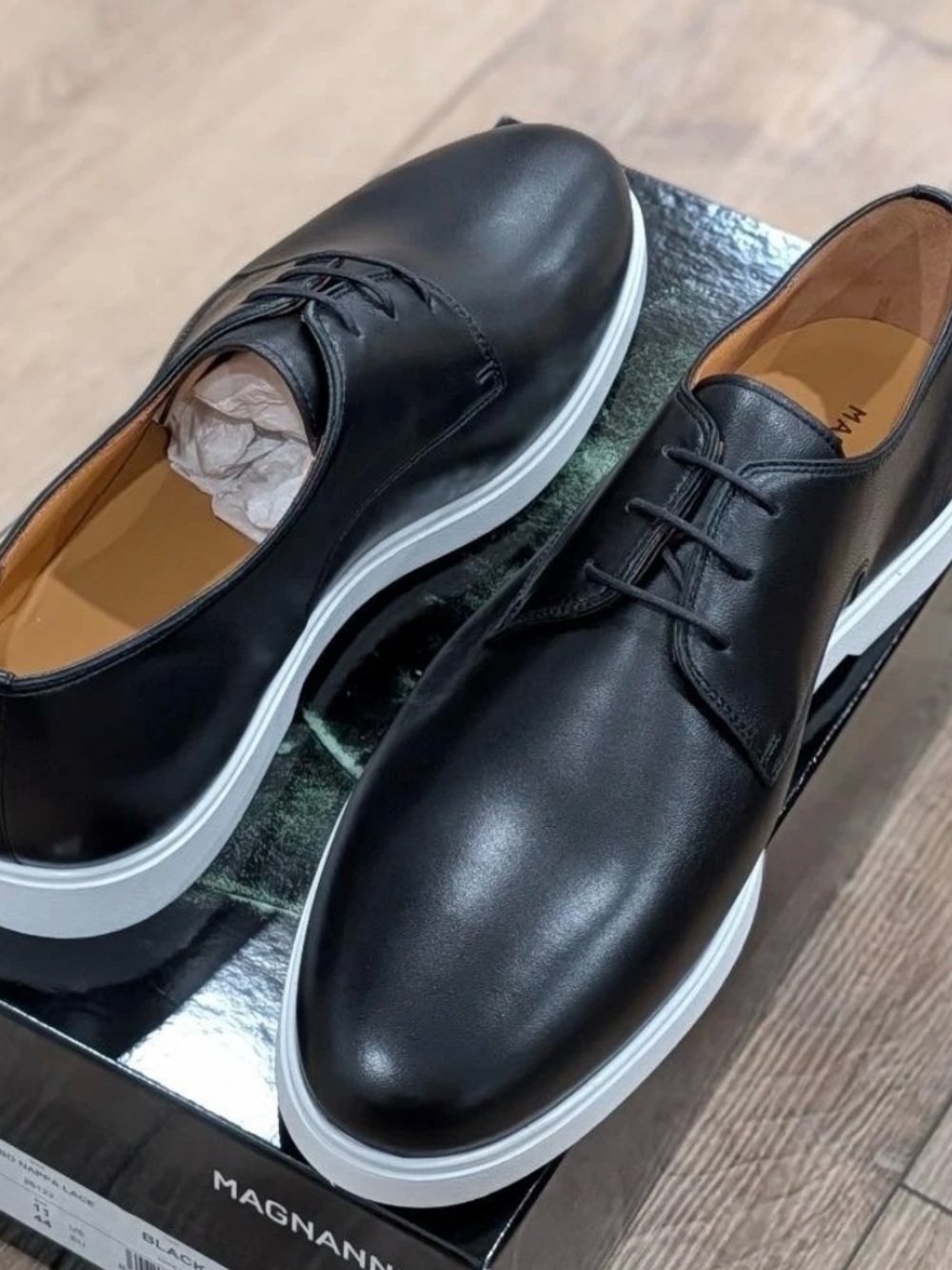 MAGNANNI Leather Derby Dress Shoes